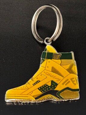 Ewing Athletics Basketball Player Keychain Vintage Promo Patrick Ewing Shoe Key